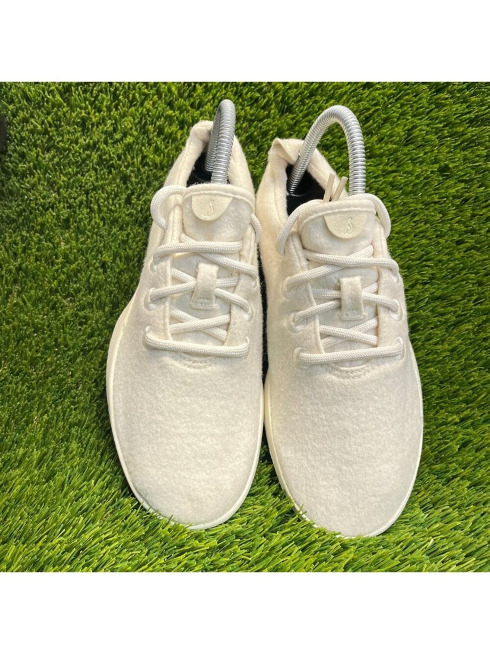 Allbirds Wool Runners Natural White Womens Size 7 Running Walking Shoes Sneakers - Picture 5 of 10